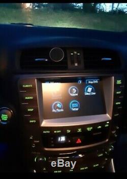 07 08 Lexus is250 is350 NAVIGATION Screen Radio Climate Control Display OEM