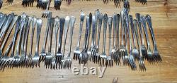 119=silver Plated Cocktail Forks For Crafting-collecting- Lot#c1c