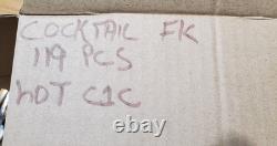 119=silver Plated Cocktail Forks For Crafting-collecting- Lot#c1c