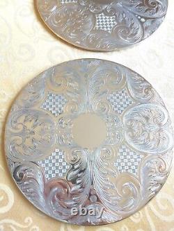 12 ORIGINAL ARTHUR PRICE Silver Plate Table Mats C1960 GOOD ORDER GOOD QUALITY