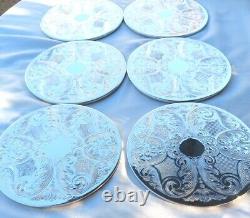 12 ORIGINAL ARTHUR PRICE Silver Plate Table Mats C1960 GOOD ORDER GOOD QUALITY