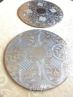 12 ORIGINAL ARTHUR PRICE Silver Plate Table Mats C1960 GOOD ORDER GOOD QUALITY