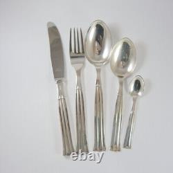 12 person Vintage Victoria Danish Silver Plate Regent Cutlery Set 66pce