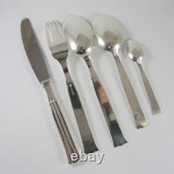 12 person Vintage Victoria Danish Silver Plate Regent Cutlery Set 66pce