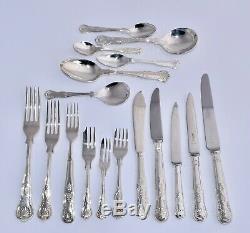151 Piece Silver Plate KINGS Cutlery Set Stanley Rogers For 8 + Extras & Canteen