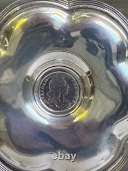 1697 England Half Crown William III Silver Nice Original Sterling coin dish