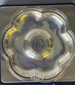 1697 England Half Crown William III Silver Nice Original Sterling coin dish