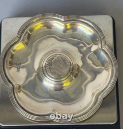 1697 England Half Crown William III Silver Nice Original Sterling coin dish