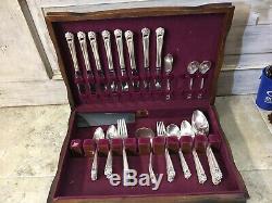 1847 Rogers Bros Silverware ETERNALLY YOURS Set in Original Box. 60 pieces