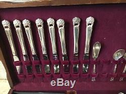 1847 Rogers Bros Silverware ETERNALLY YOURS Set in Original Box. 60 pieces