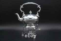 1848-1878 JAMES DIXON & SONS Silver Plated Spirit Kettle Made in England