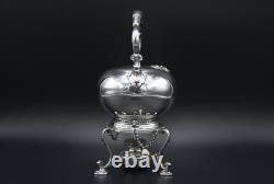1848-1878 JAMES DIXON & SONS Silver Plated Spirit Kettle Made in England