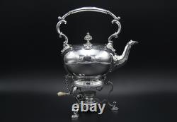 1848-1878 JAMES DIXON & SONS Silver Plated Spirit Kettle Made in England