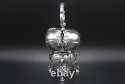 1848-1878 JAMES DIXON & SONS Silver Plated Spirit Kettle Made in England