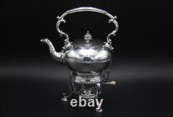 1848-1878 JAMES DIXON & SONS Silver Plated Spirit Kettle Made in England