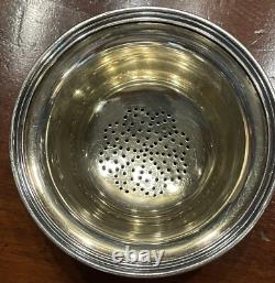 1856 Elkington Sheiffield Plate Wine Strainer Funnel Original Gilding Two Piece