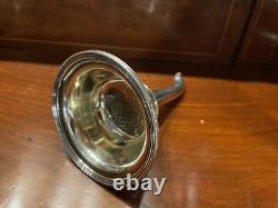 1856 Elkington Sheiffield Plate Wine Strainer Funnel Original Gilding Two Piece
