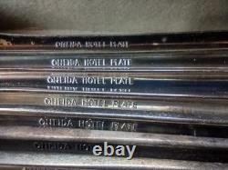18 Oneida Hotel Plate Holiday Inn Ice Tea Spoons