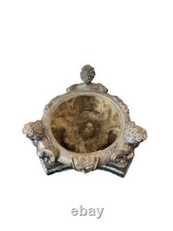 18th Century Grand Tour Silver Plated Bronze Inkwell Neoclassical Antique