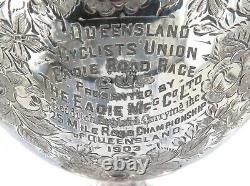 1903 Rare / Huge / Queensland Cycling Trophy 25 Mile Qld Road Race Championship