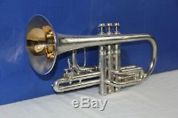 1905 C G Conn Conn Queror Cornet/Trumpet, Bb and A' original Case, Mute, other
