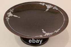 1920' Silver Crest Sterling Sliver on Bronze Footed Dish