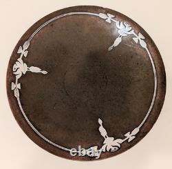 1920' Silver Crest Sterling Sliver on Bronze Footed Dish