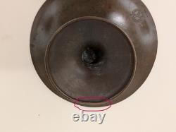 1920' Silver Crest Sterling Sliver on Bronze Footed Dish