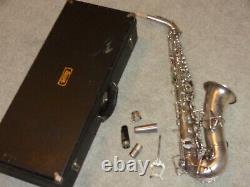 1927 Buescher True Tone Alto Sax/Saxophone, Silver, Beautiful Original Condition