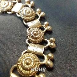 1940s MONÉT Silver Plated Collar Necklace Vintage