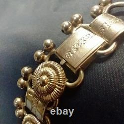 1940s MONÉT Silver Plated Collar Necklace Vintage