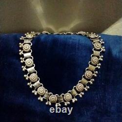 1940s MONÉT Silver Plated Collar Necklace Vintage