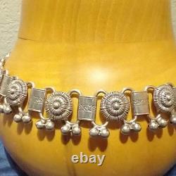 1940s MONÉT Silver Plated Collar Necklace Vintage