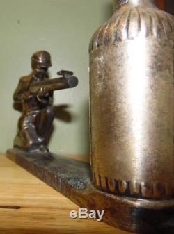 1953 Duro Southern Comfort Mechanical Bank Silver Plated # 205 Of 1000 Soldier