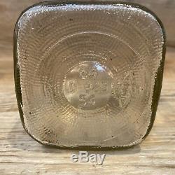 1954 Jack Daniels Lem Motlow Prop. 4/5 Quart Bottle With Silver Plated Base