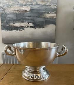 1957 Vtge British Army Silver Plated Mess Bowl/Presentation/Trophy ELKINGTON