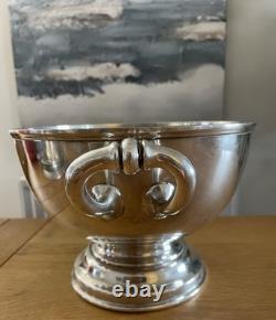 1957 Vtge British Army Silver Plated Mess Bowl/Presentation/Trophy ELKINGTON