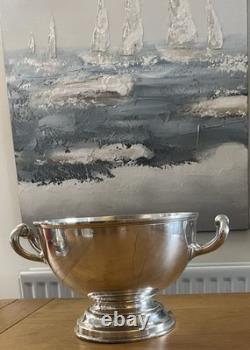 1957 Vtge British Army Silver Plated Mess Bowl/Presentation/Trophy ELKINGTON