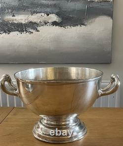 1957 Vtge British Army Silver Plated Mess Bowl/Presentation/Trophy ELKINGTON