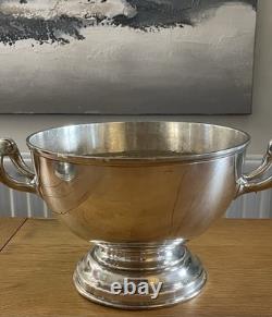1957 Vtge British Army Silver Plated Mess Bowl/Presentation/Trophy ELKINGTON