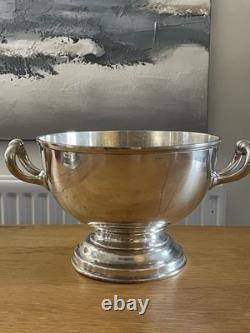 1957 Vtge British Army Silver Plated Mess Bowl/Presentation/Trophy ELKINGTON