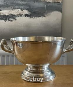 1957 Vtge British Army Silver Plated Mess Bowl/Presentation/Trophy ELKINGTON