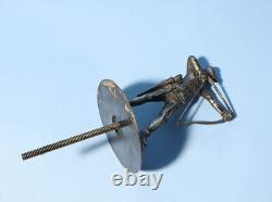 1965 Vintage Silver & Silver Plated Archer Finial / Trophy Top Wee Arra Club a/f