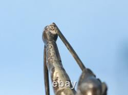 1965 Vintage Silver & Silver Plated Archer Finial / Trophy Top Wee Arra Club a/f