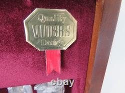 1970's Viners Royal 44 piece silver plate cutlery set in original teak box