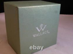 1971 1st Ed Wallace Silver Plated Sleigh Bell Christmas Ornament Box Paperwork