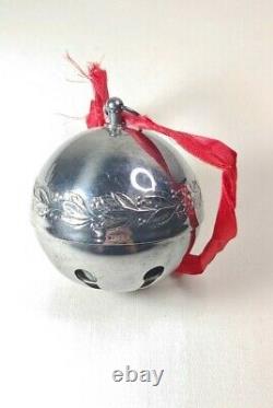 1971 Wallace sleigh Bell Christmas Ornament Rare NICE