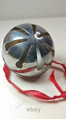 1971 Wallace sleigh Bell Christmas Ornament Rare NICE