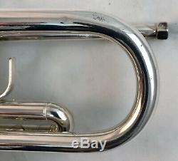 1973 Silver Plated Bach Stradivarius 37 Professional Trumpet with original Case