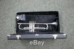 1985 SCHILKE B5 Bb PROFESSIONAL SILVER TRUMPET WithORIGINAL CASE AND MP. 460 BORE